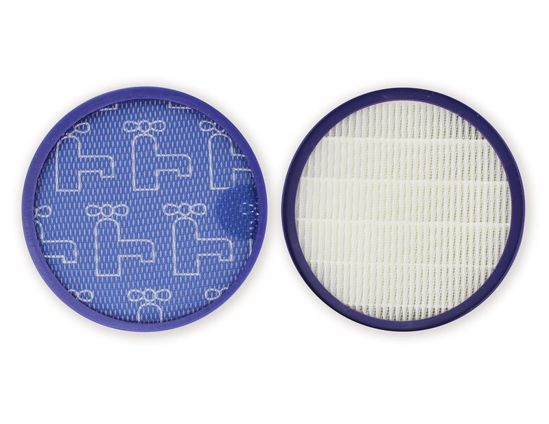 Fette Filter - Premium Replacement Vacuum Cleaner Pre & Post Motor HEPA Filters Compatible with Dyson DC-27 Animal DC27 HSN DC27 Mail Order Dyson DC28 Animal DC28 Models Part # 915916-03 & 919780-01 - Image 2